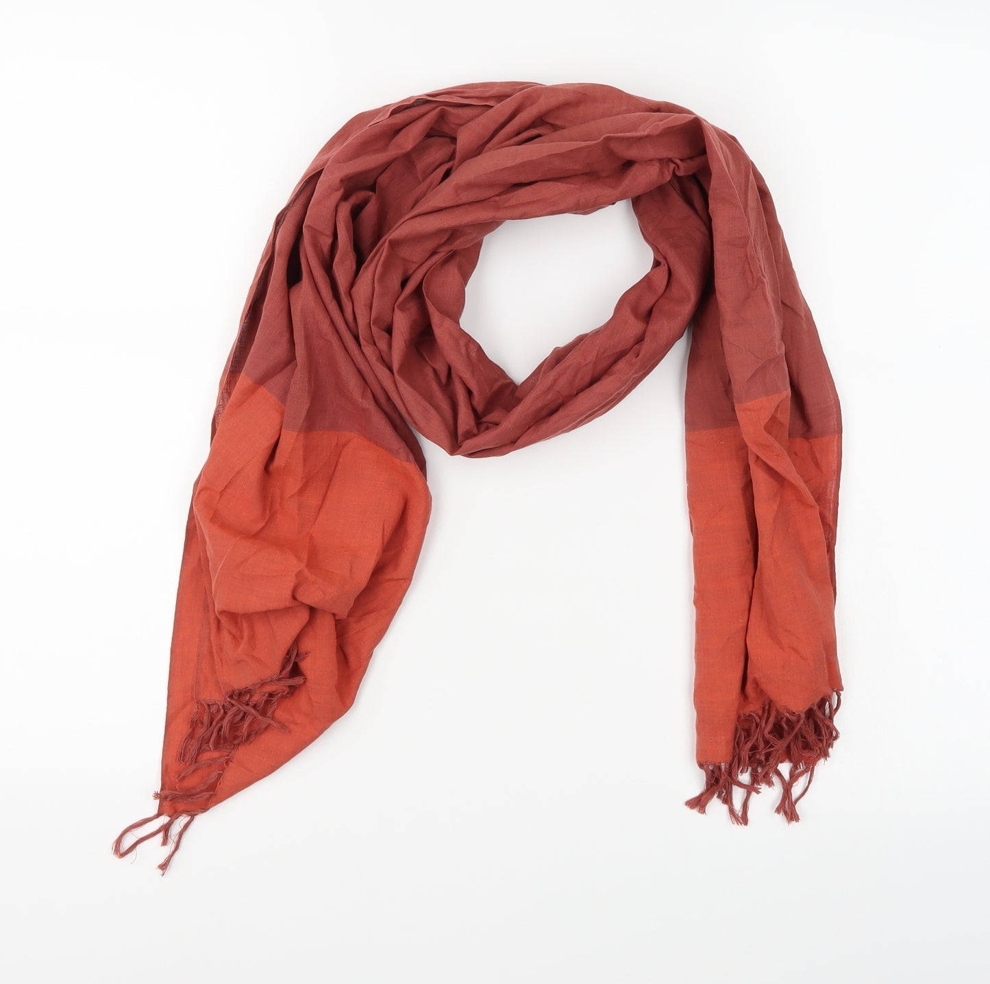 Preworn Womens Orange    Scarf