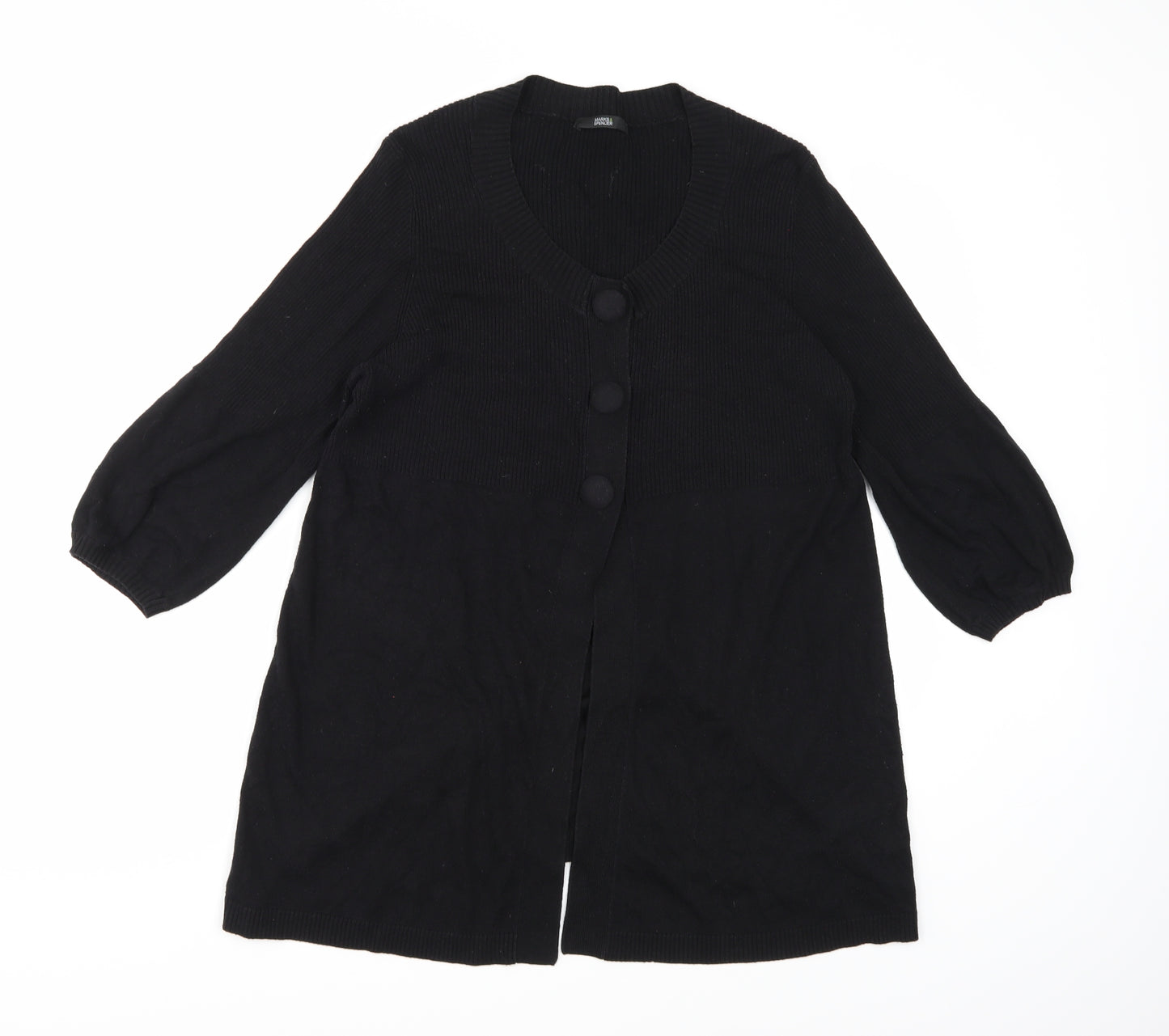 Marks and Spencer Womens Black  Knit Cardigan Jumper Size 18