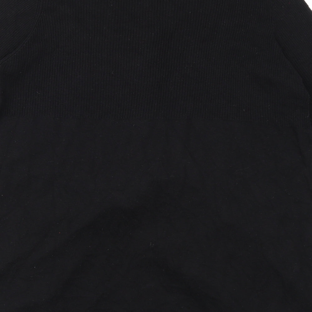 Marks and Spencer Womens Black  Knit Cardigan Jumper Size 18
