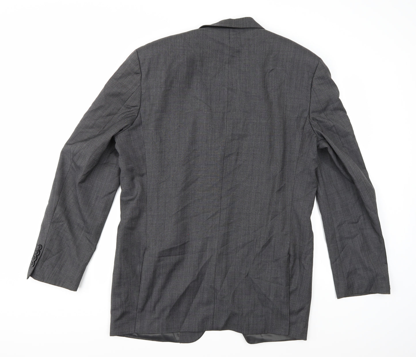 BARUTTI Mens Grey  Rayon Jacket Suit Jacket Size 42