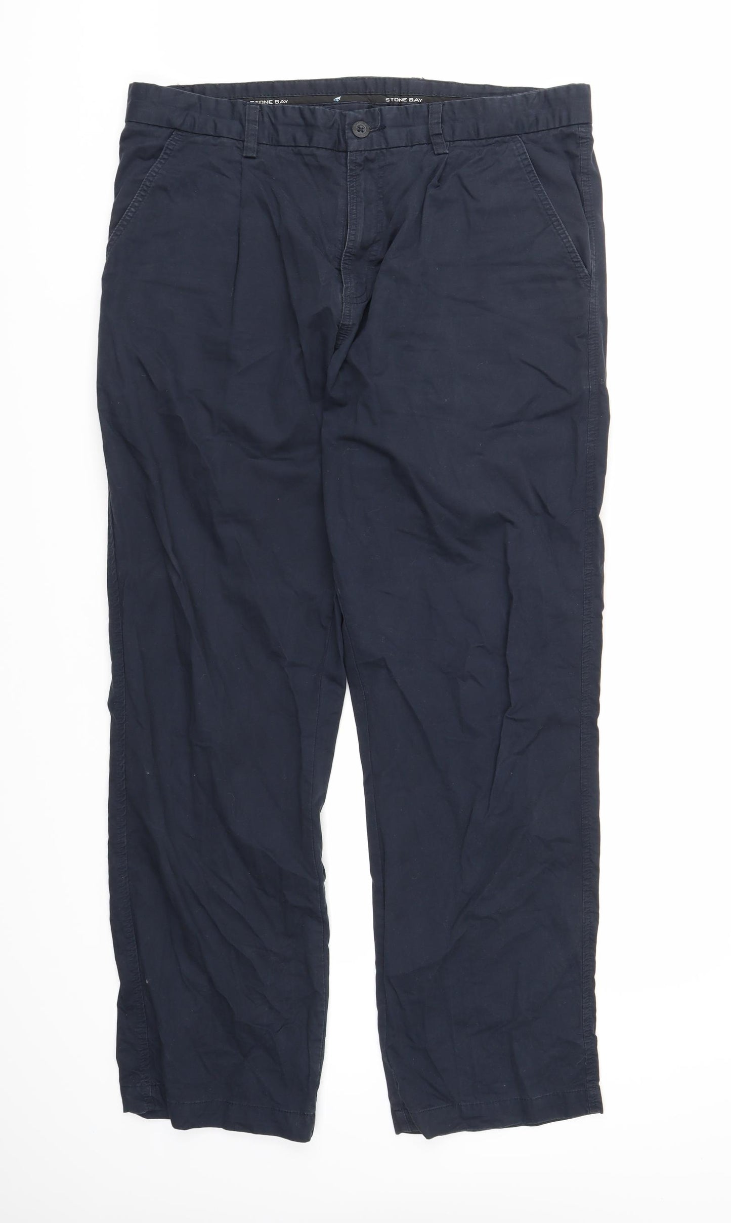 Stone Bay Mens Black   Chino Trousers  L31 in