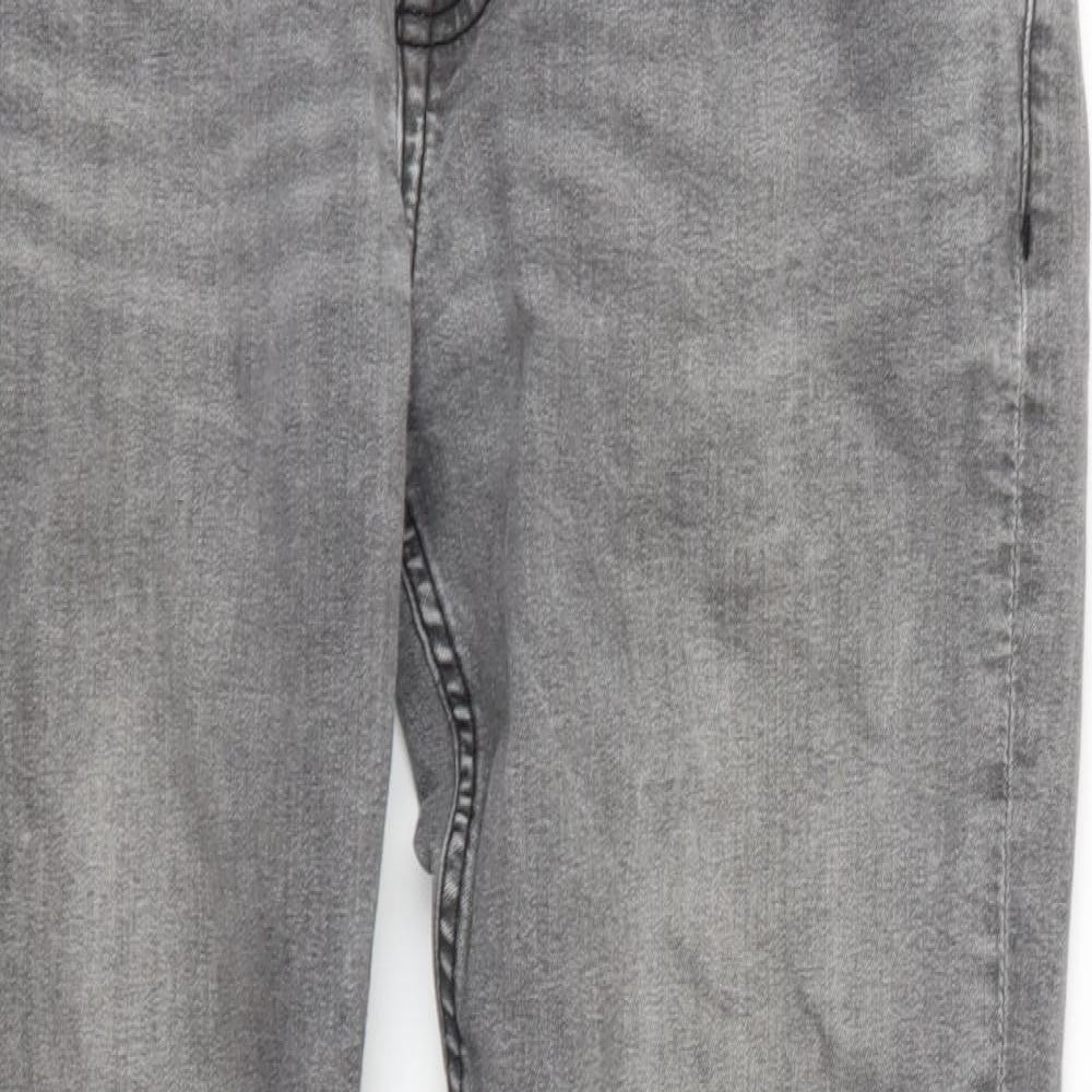 Denim Co. Mens Grey  Denim Straight Jeans  L30 in