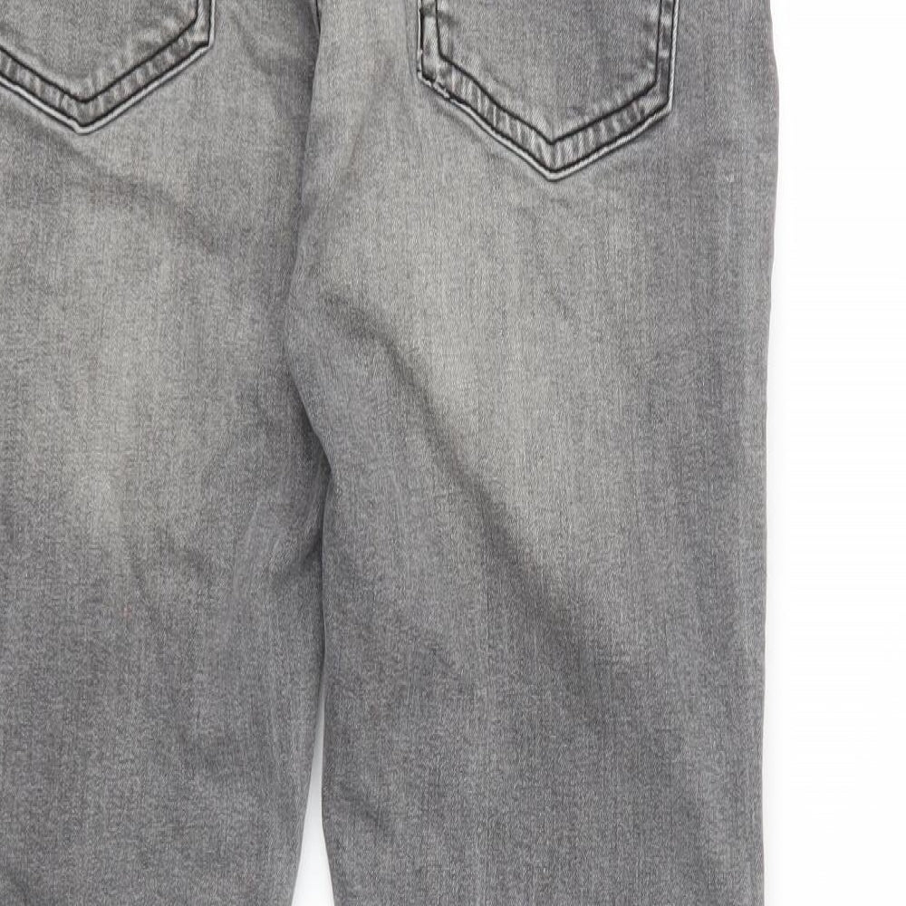 Denim Co. Mens Grey  Denim Straight Jeans  L30 in