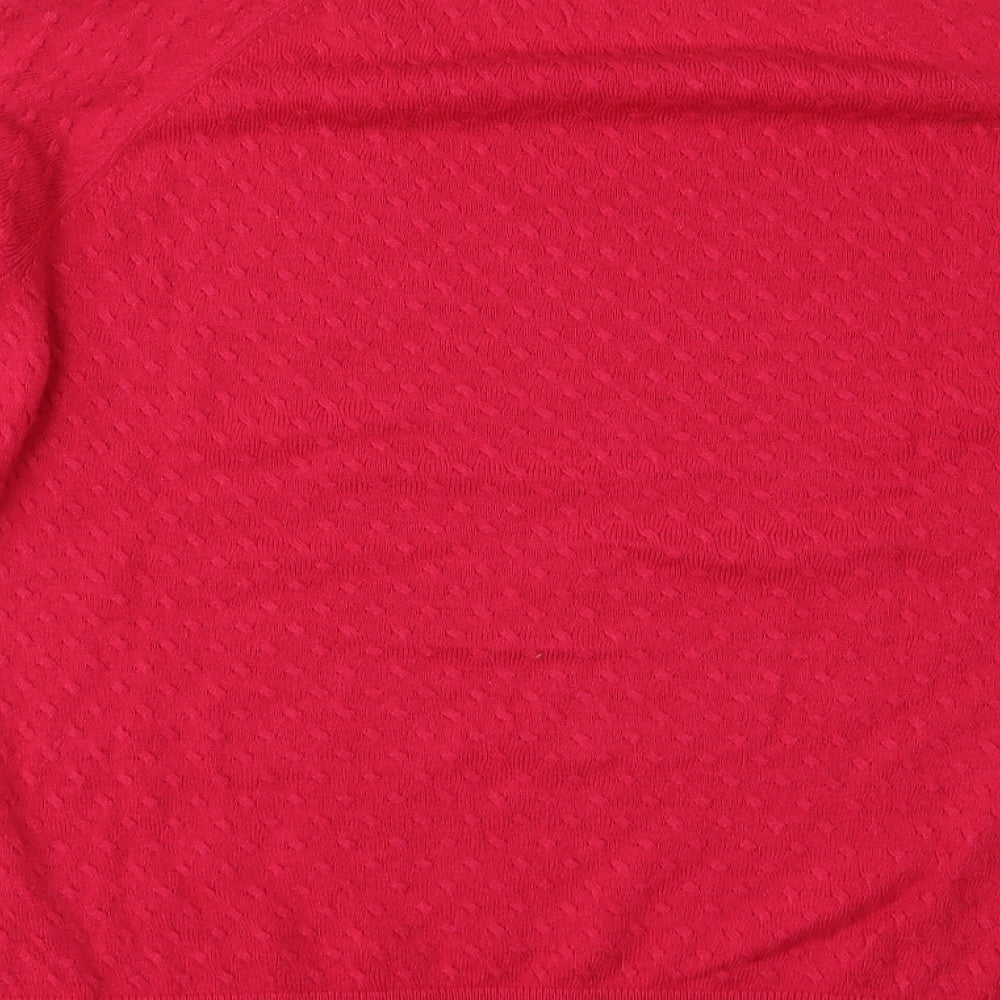 Marks and Spencer Womens Pink  Knit Pullover Jumper Size 14