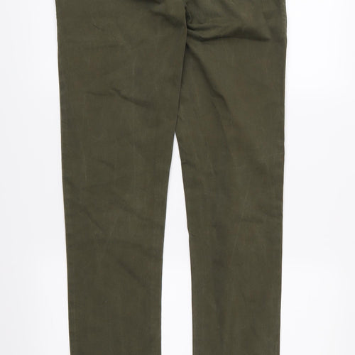 Maison Clochard Womens Green  Denim Straight Jeans Size 30 in L32 in