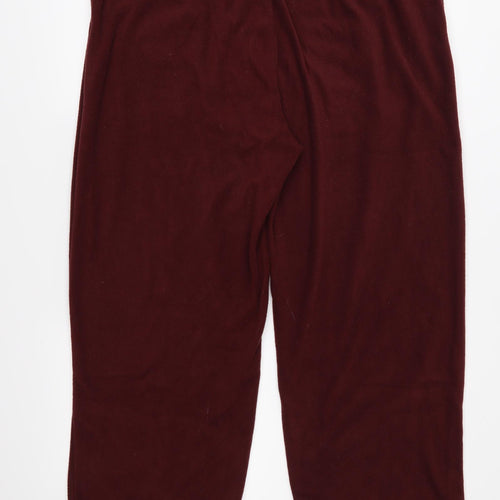 Atlas Mens Red  Fleece  Lounge Pants Size 2XL