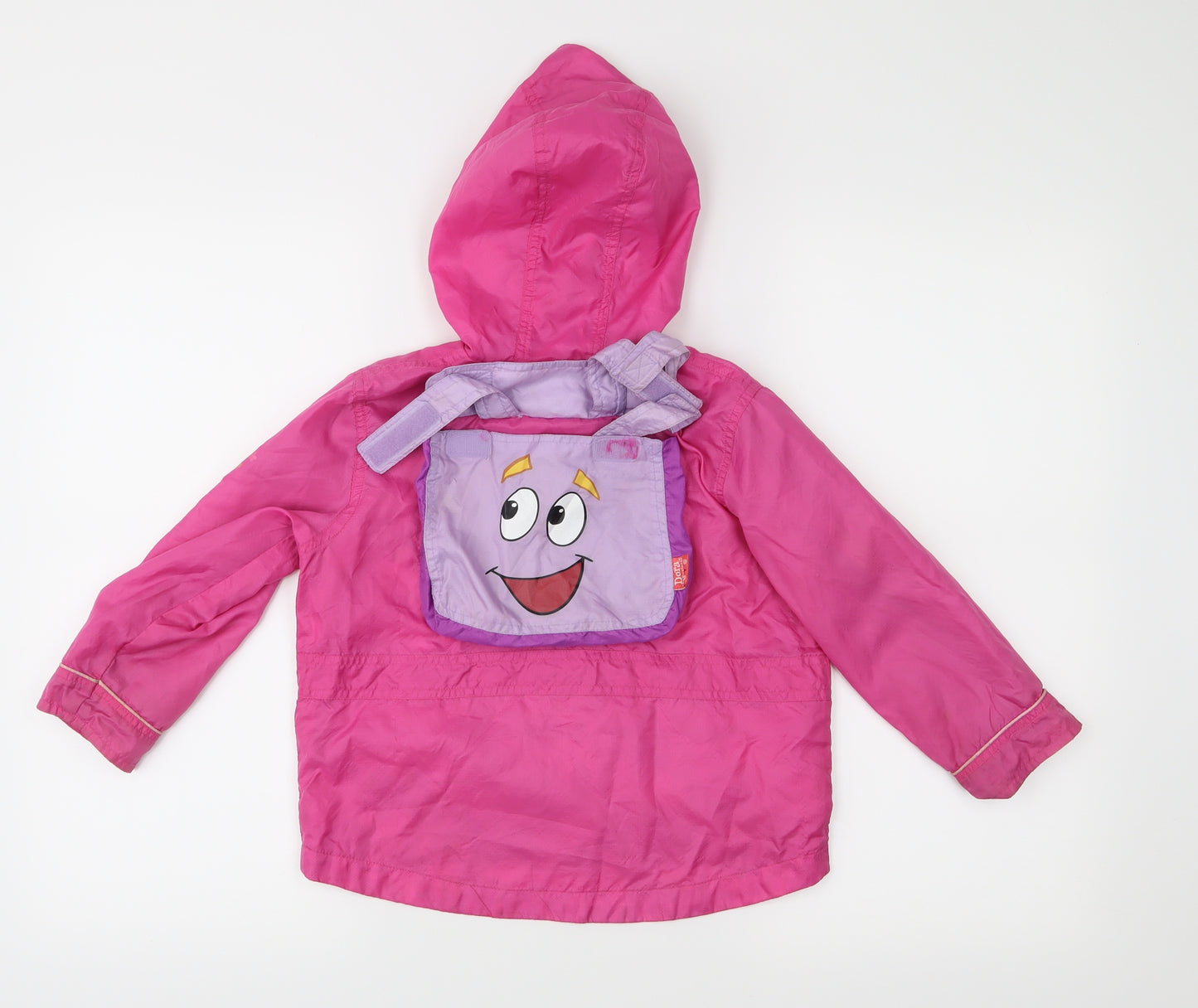 Dora the Explorer Girls Pink   Anorak Jacket Size 3-4 Years  - Backpack