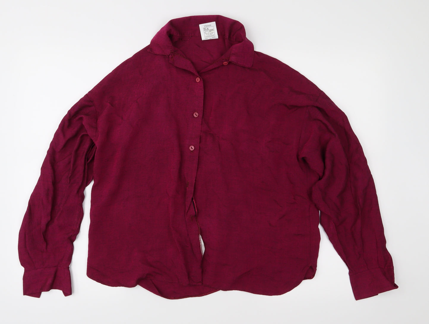 Preworn Womens Pink   Basic Blouse Size 14