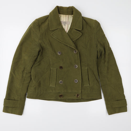 KEW Womens Green  Velvet Jacket  Size 12