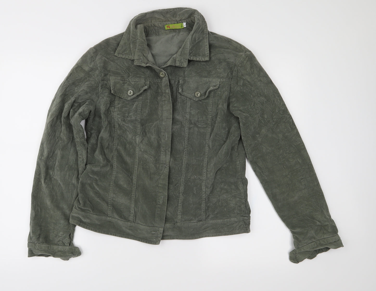 N&Willow Womens Green  Corduroy Jacket  Size L