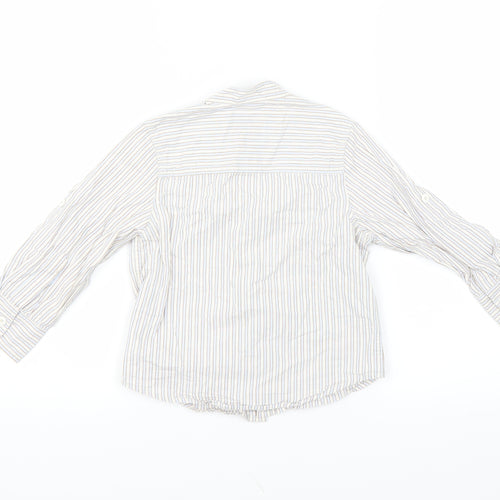 NEXT Boys Blue Striped  Basic Button-Up Size 3 Years