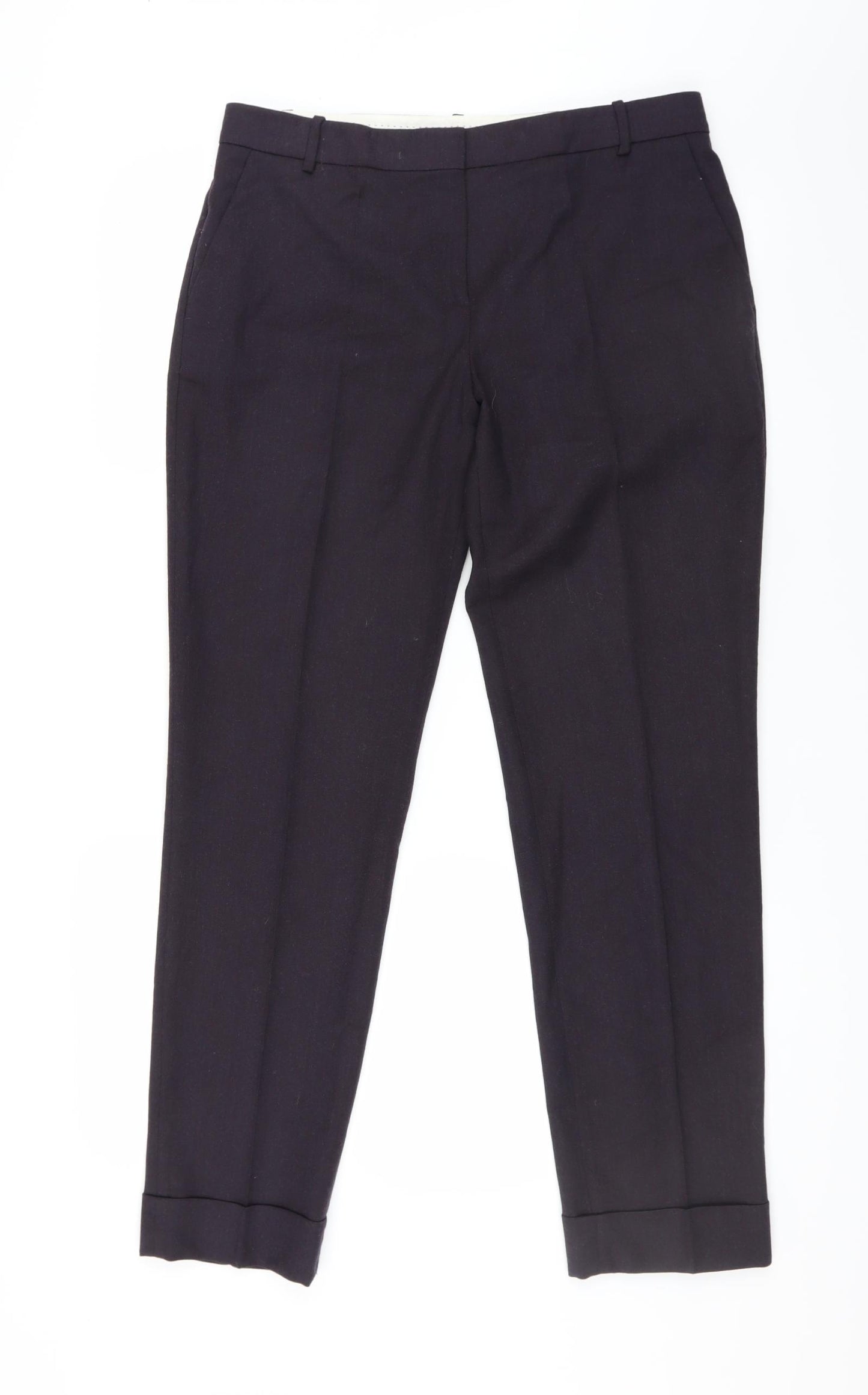 Jigsaw Womens Purple   Trousers  Size 12 L29 in