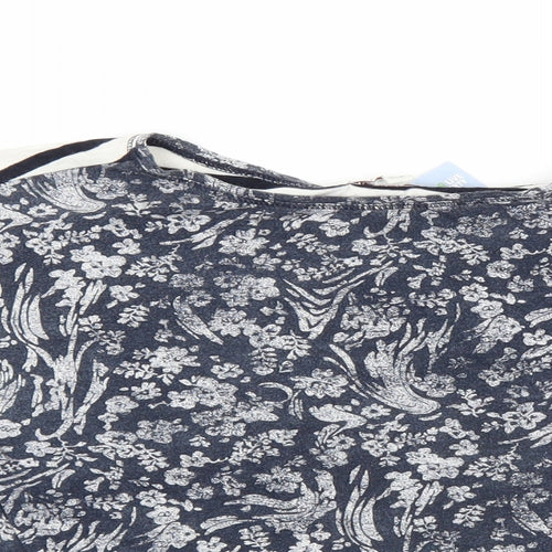 Gap Womens Blue Striped  Basic T-Shirt Size XS