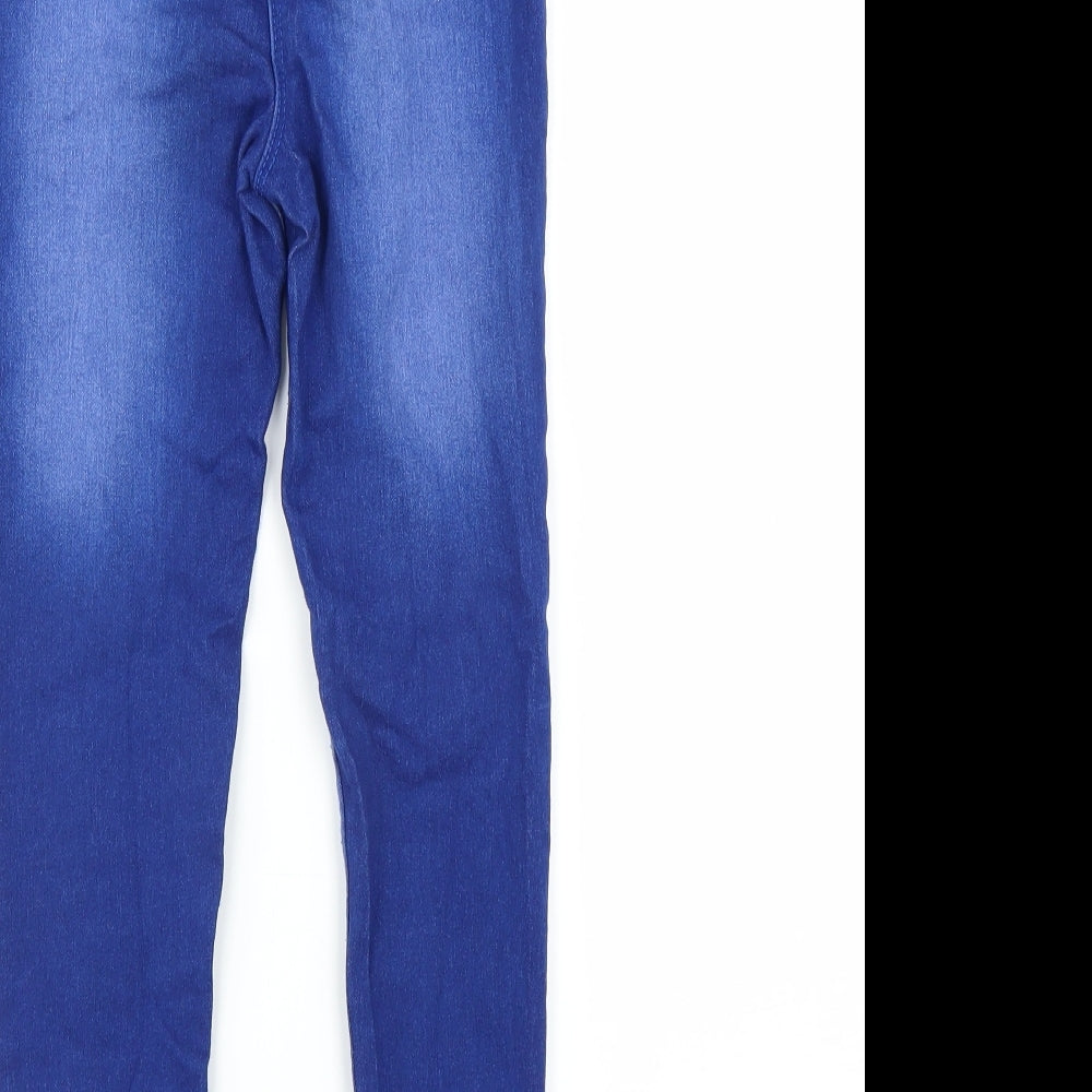 George Girls Blue   Jegging Trousers Size 7-8 Years