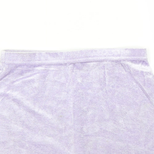 George Girls Purple   Mini Skirt Size 5-6 Years