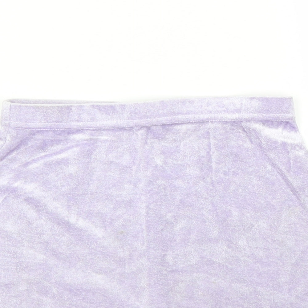 George Girls Purple   Mini Skirt Size 5-6 Years
