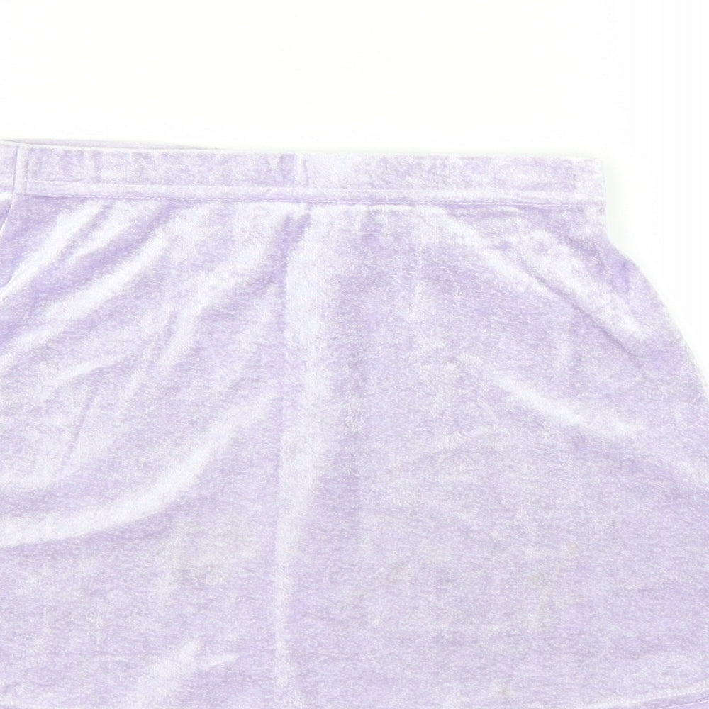George Girls Purple   Mini Skirt Size 5-6 Years