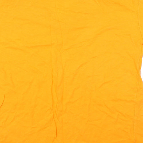 express tricot Womens Orange   Basic T-Shirt Size S