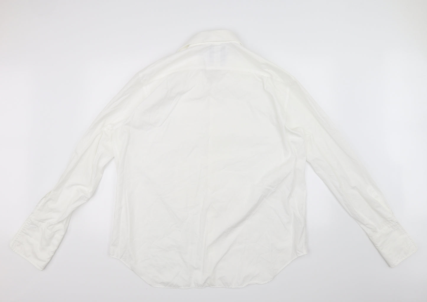 Marks and Spencer Mens White    Dress Shirt Size 46