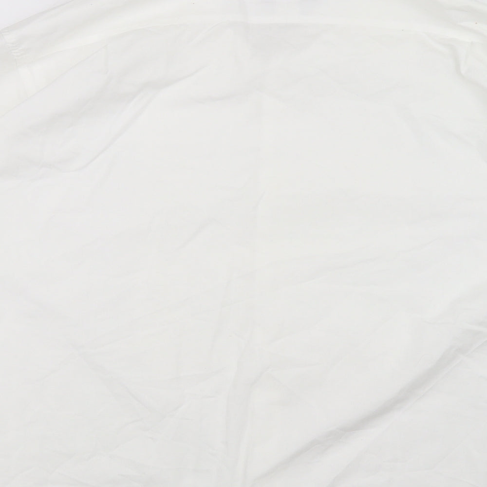 Marks and Spencer Mens White    Dress Shirt Size 46