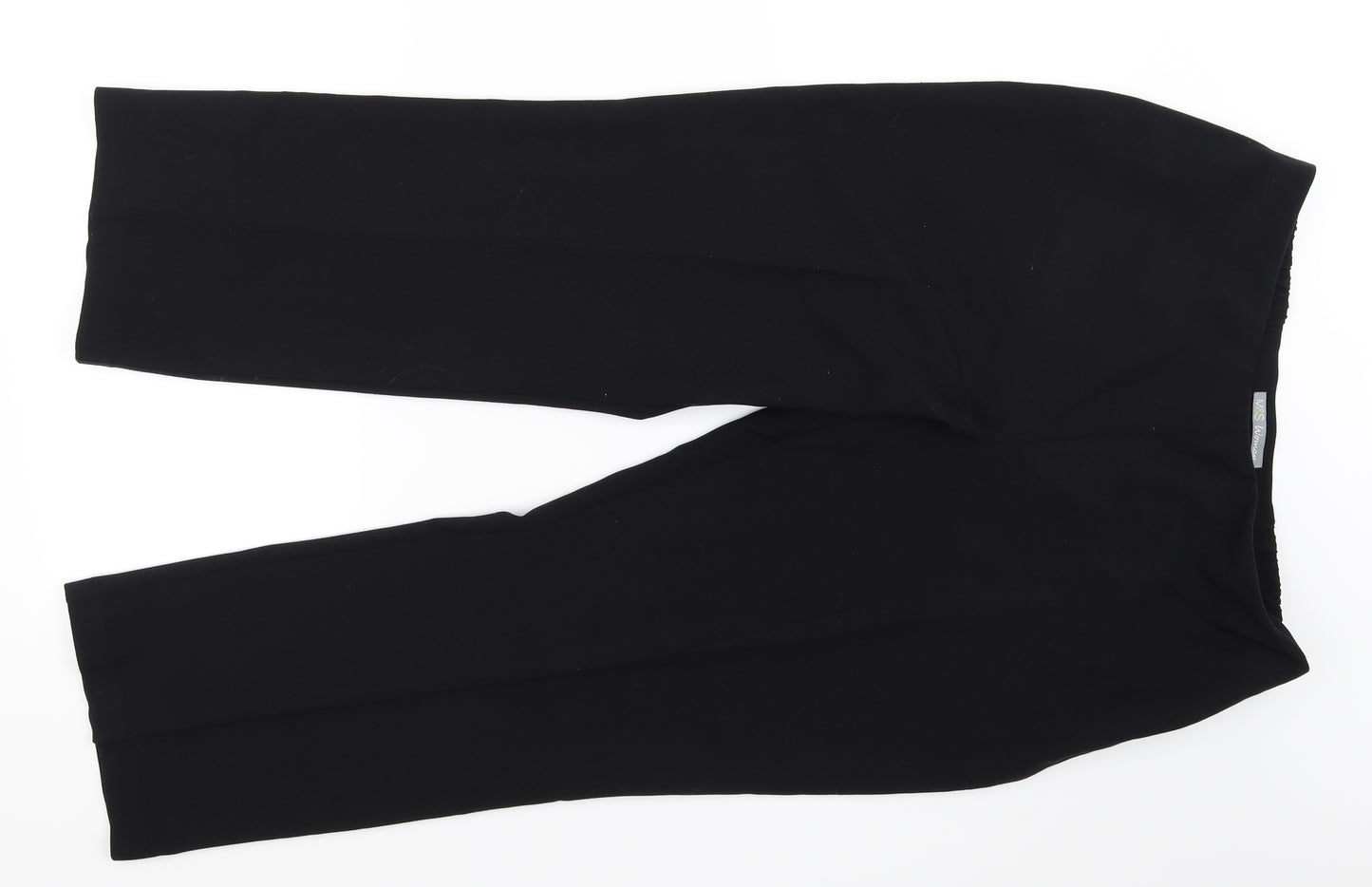 Marks and Spencer Womens Black   Trousers  Size 16 L26 in