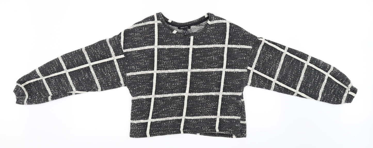 New Look Womens Black   Pullover Jumper Size S