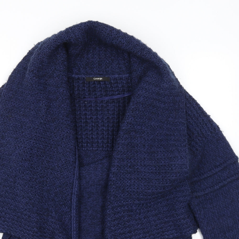 George Womens Blue   Cardigan Jumper Size 14