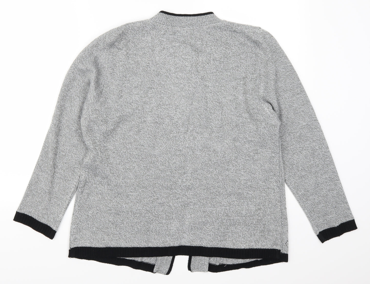 Glimpse Design Womens Grey   Cardigan Jumper Size M