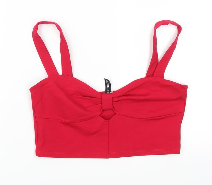 H&M Womens Pink   Cropped Tank Size S