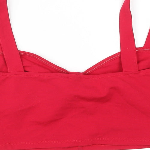 H&M Womens Pink   Cropped Tank Size S