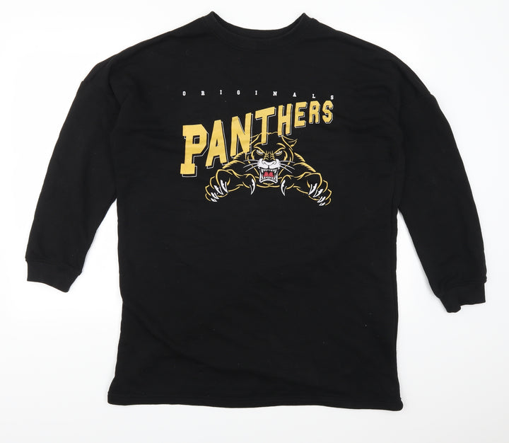 Missguided Womens Black   Pullover Sweatshirt Size 10  - Originals Panthers