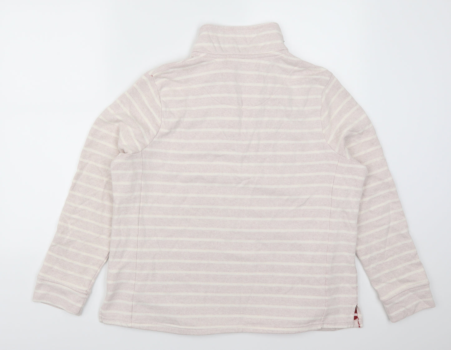 TU Womens Pink Striped  Pullover Sweatshirt Size 16