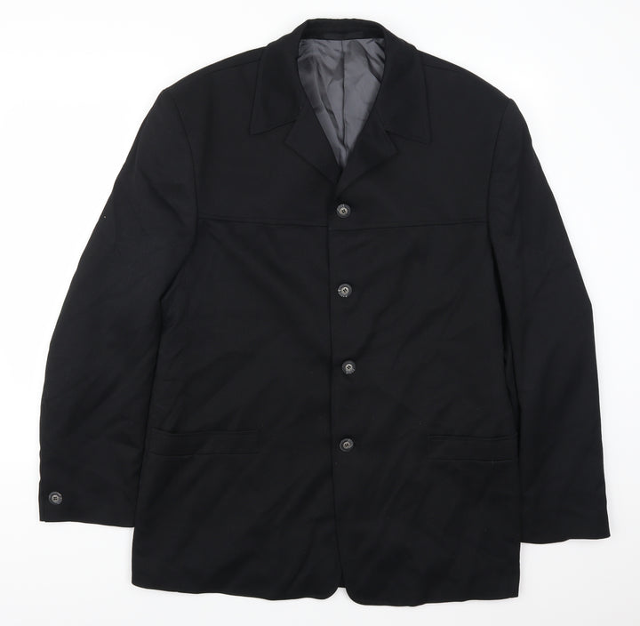 Willson Mens Black Jacket Suit Jacket Size 42