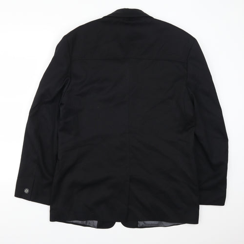 Willson Mens Black   Jacket Suit Jacket Size 42