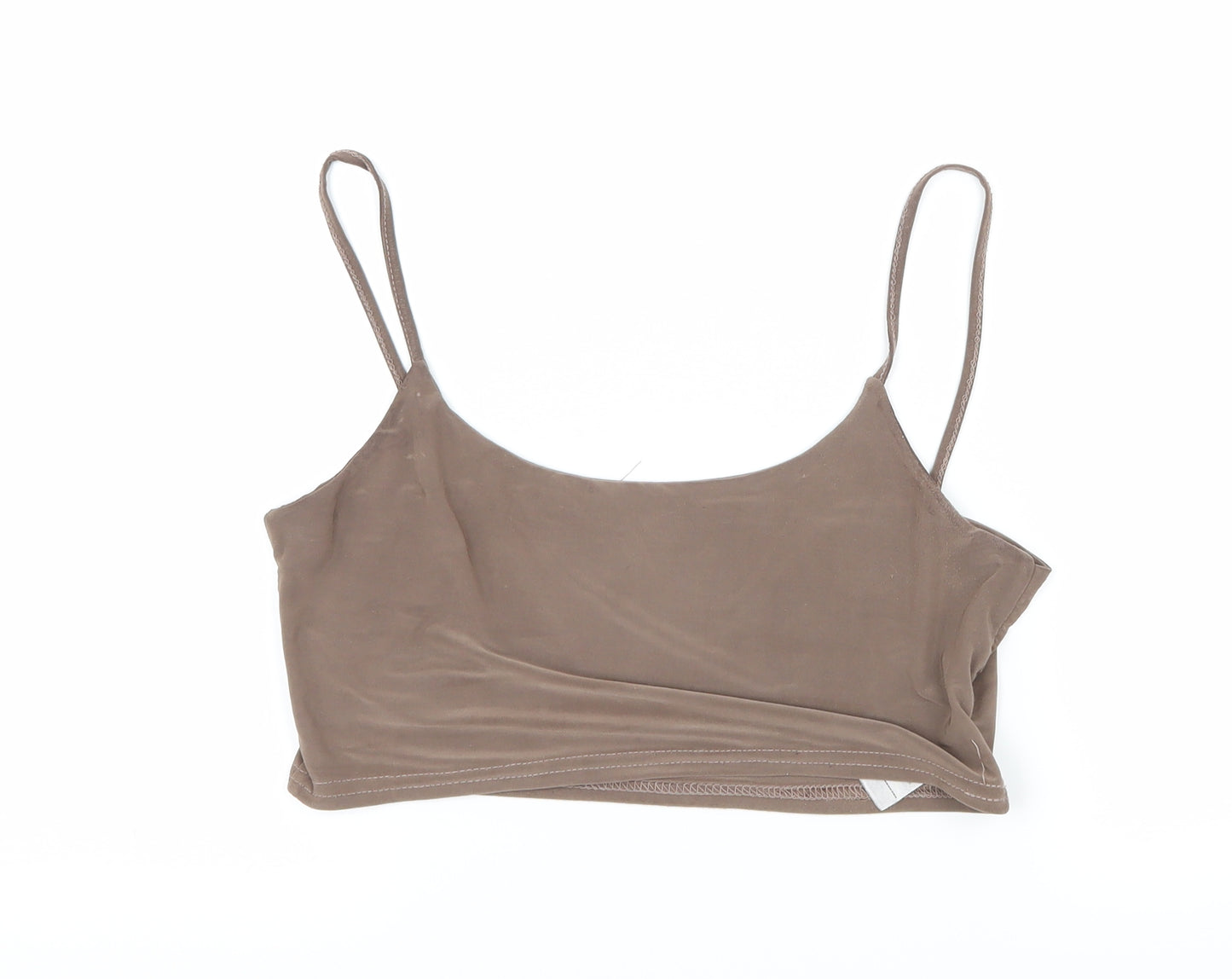 Missguided Womens Brown  Jersey Camisole Tank Size 10  - Bralette