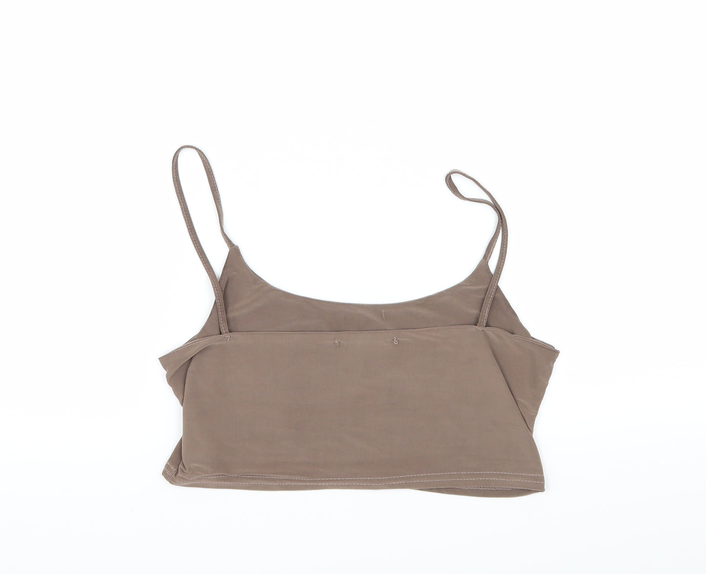 Missguided Womens Brown  Jersey Camisole Tank Size 10  - Bralette