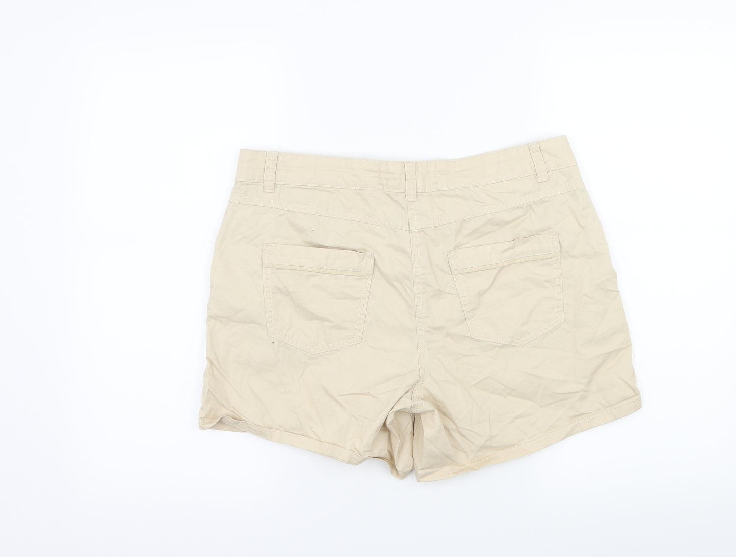 New Look Womens Beige   Hot Pants Shorts Size 12
