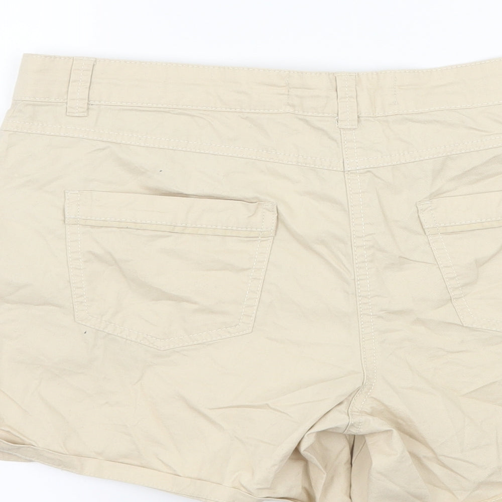 New Look Womens Beige   Hot Pants Shorts Size 12