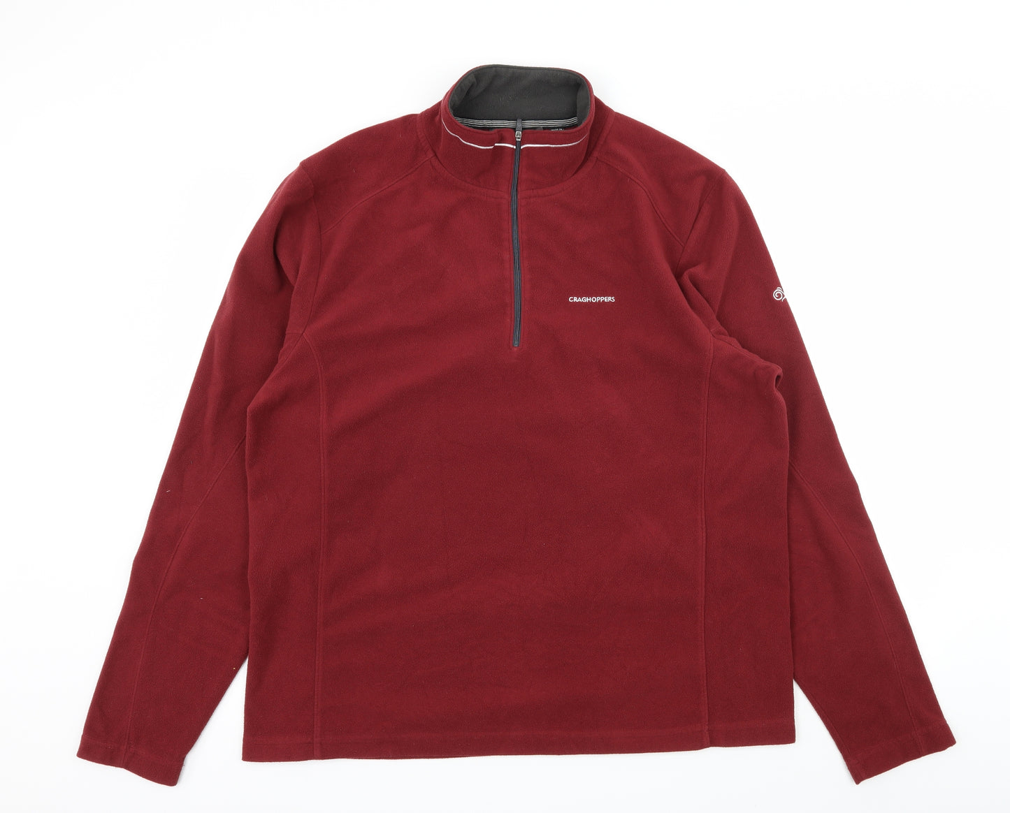 Craghoppers Mens Red  Fleece Pullover Sweatshirt Size XL
