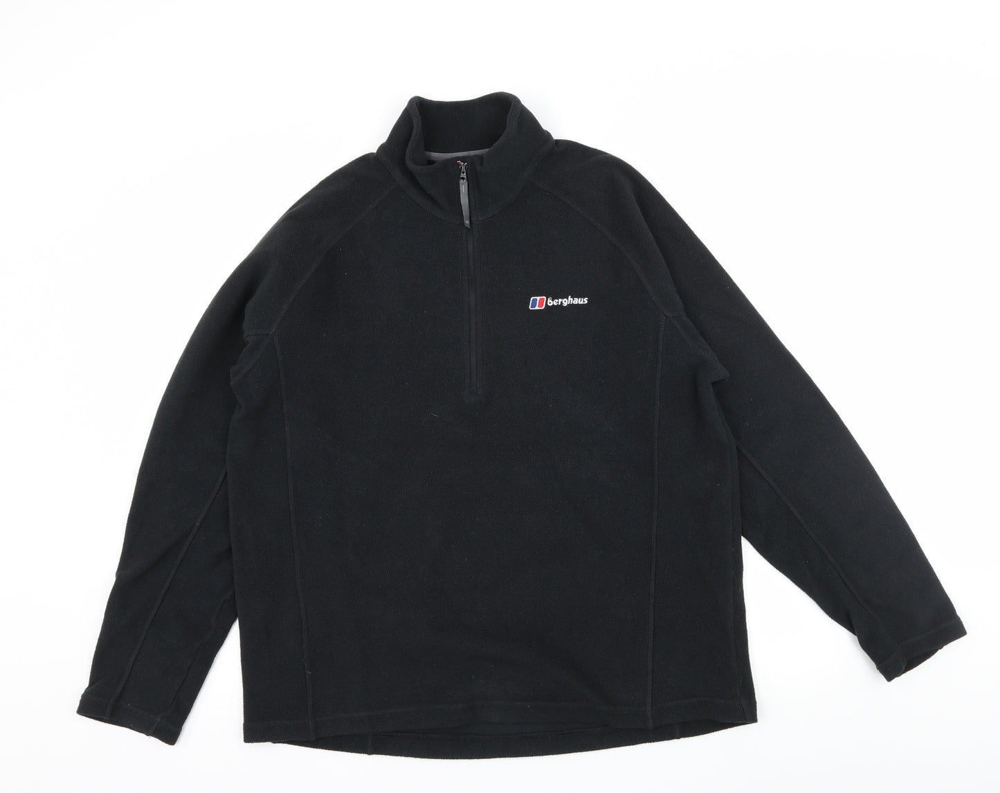 Berghaus Mens Black  Fleece Pullover Sweatshirt Size L