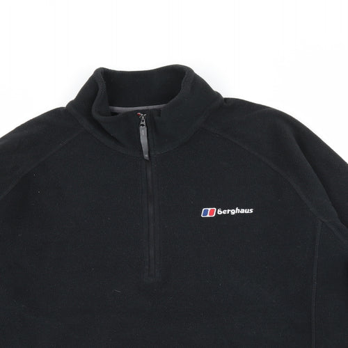 Berghaus Mens Black  Fleece Pullover Sweatshirt Size L
