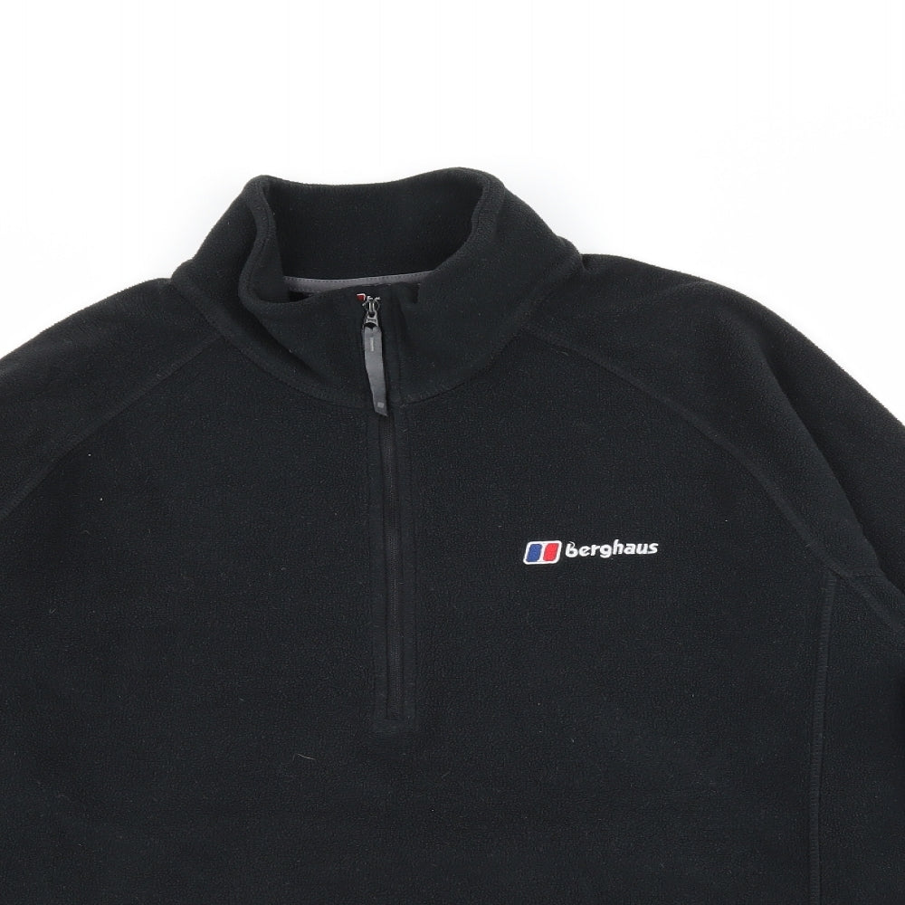 Berghaus Mens Black  Fleece Pullover Sweatshirt Size L