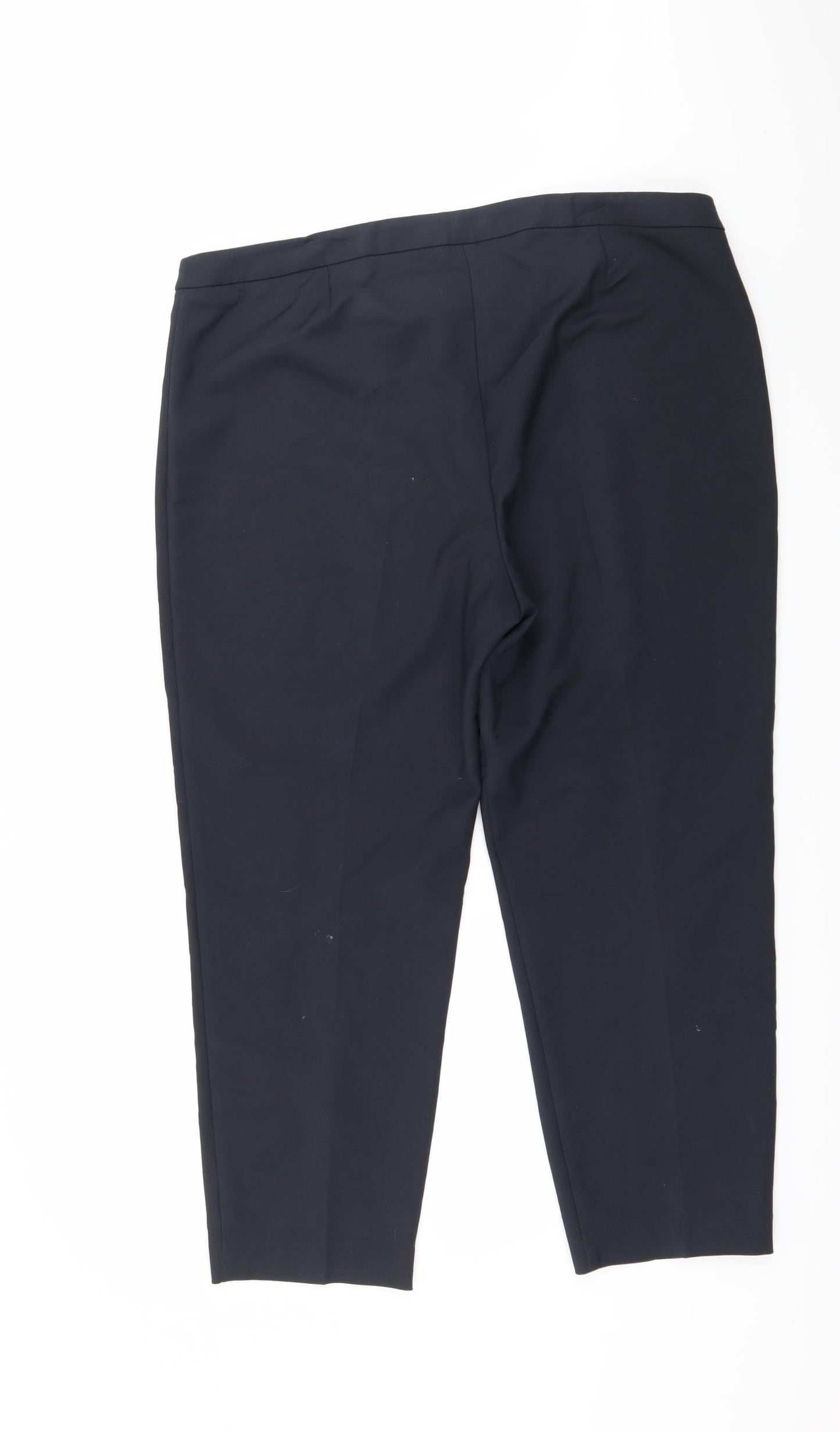 Marks and Spencer Womens Blue   Trousers  Size 18 L25 in