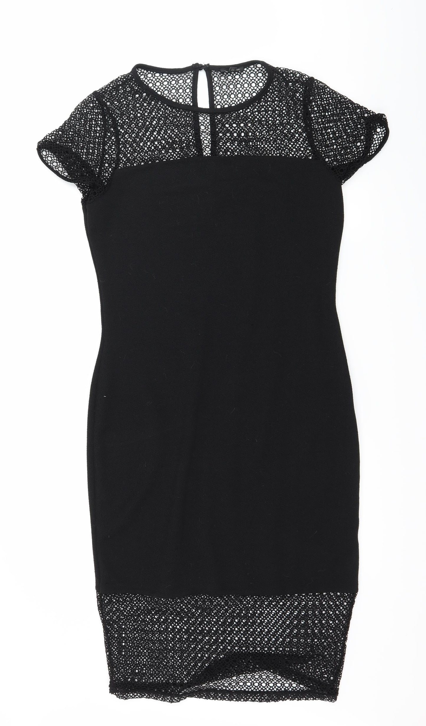River Island Womens Black   A-Line  Size 14  - Lace Detail