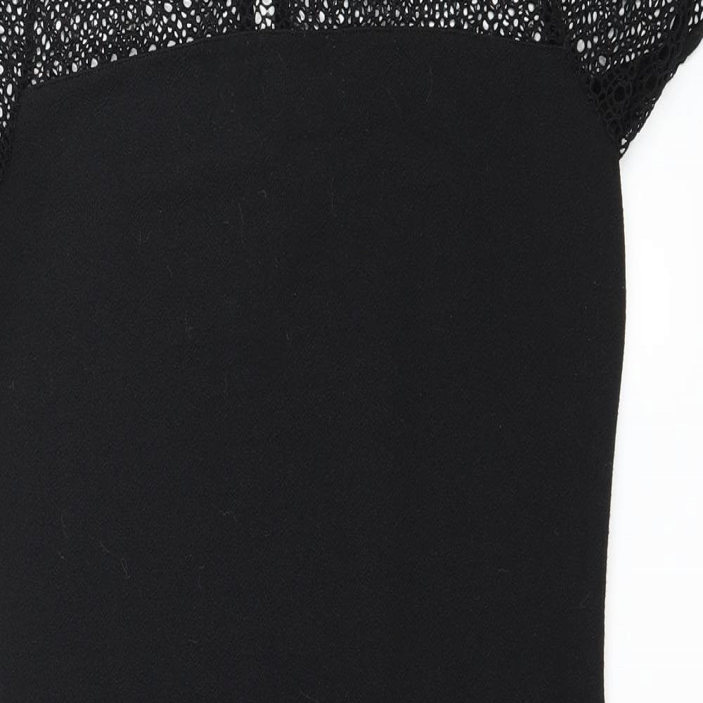 River Island Womens Black   A-Line  Size 14  - Lace Detail