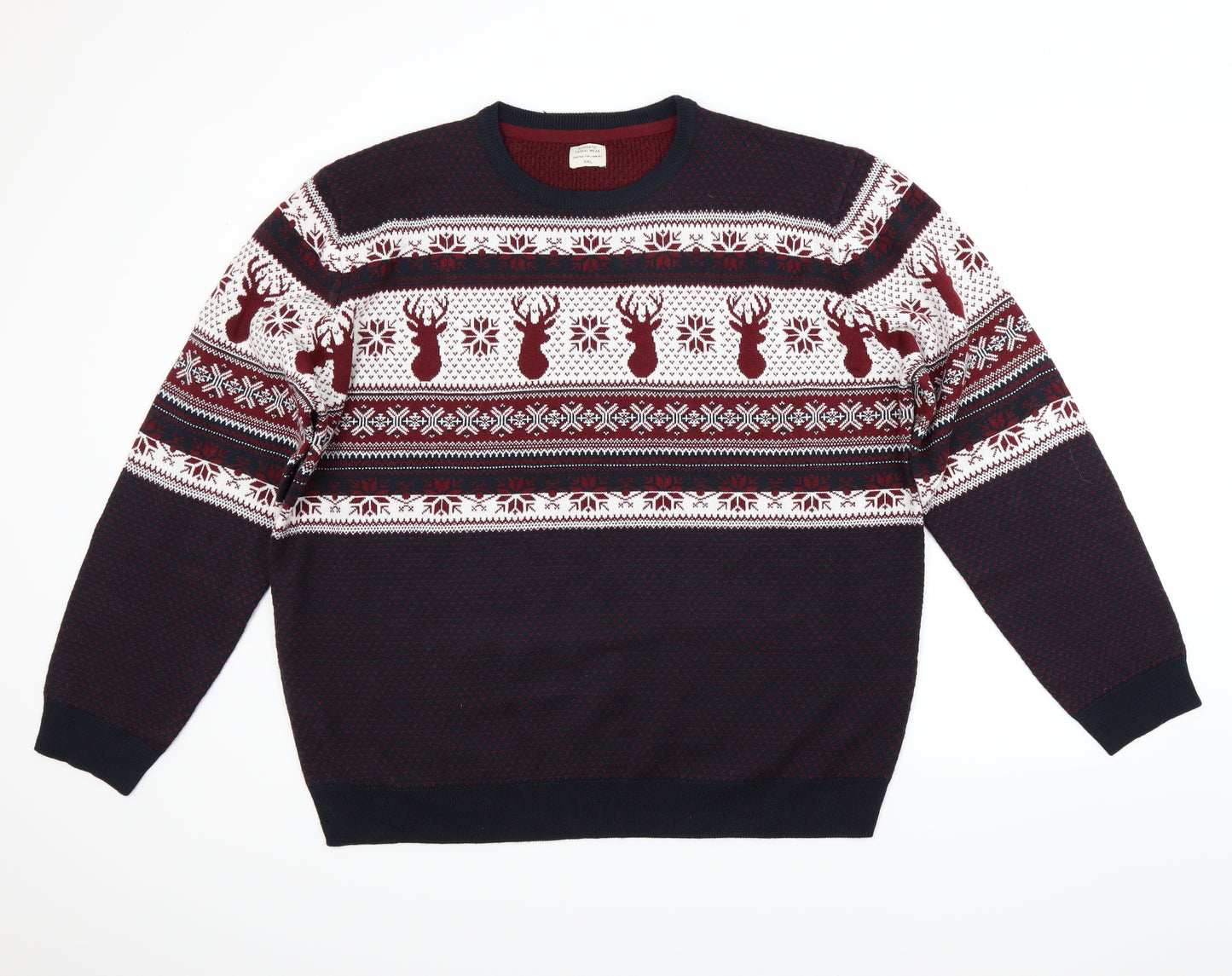 Matalan Womens Red   Pullover Jumper Size 2XL  - Christmas  Jumper