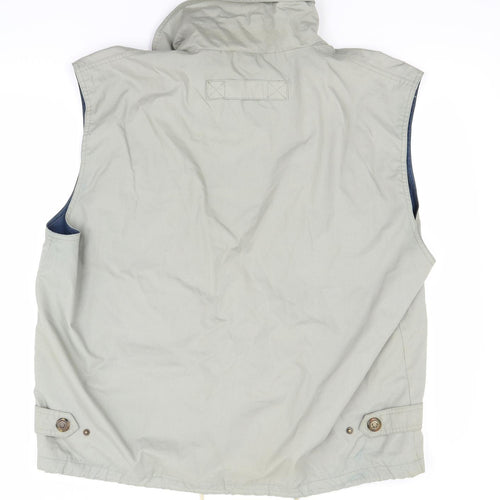 Antartex Mens Beige   Gilet Coat Size L