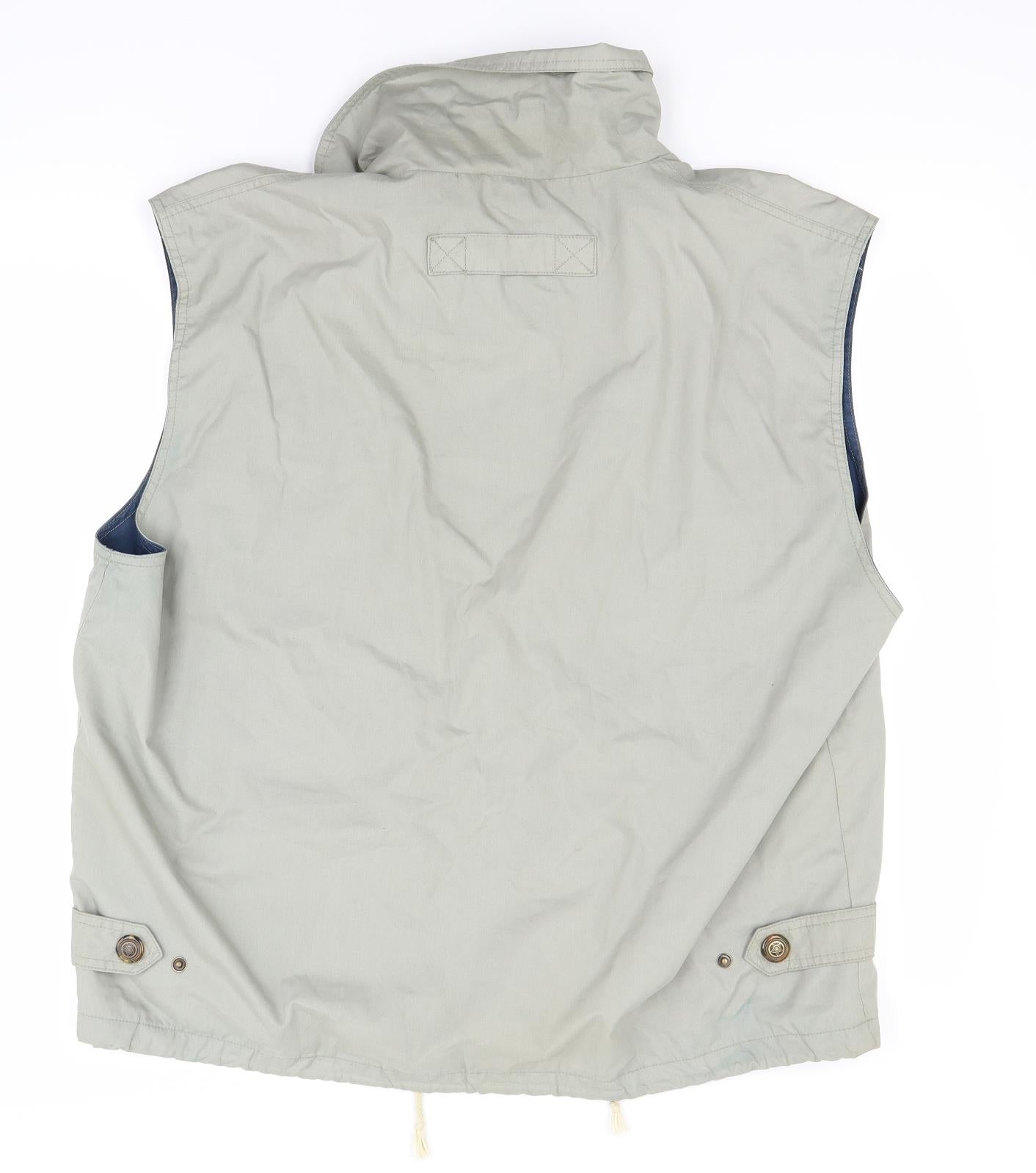 Antartex Mens Beige   Gilet Coat Size L