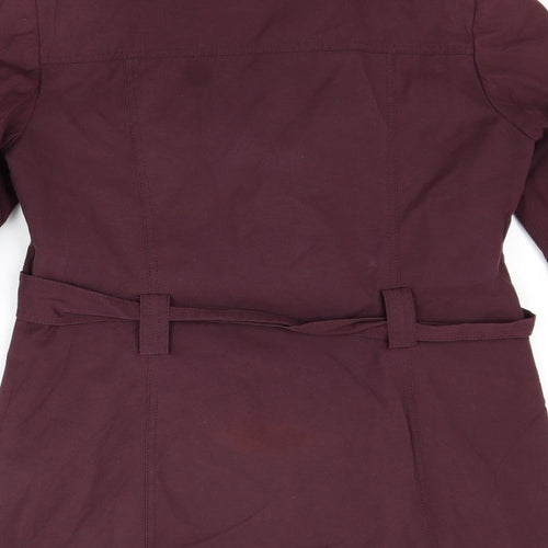 BHS Womens Red   Overcoat Coat Size 12