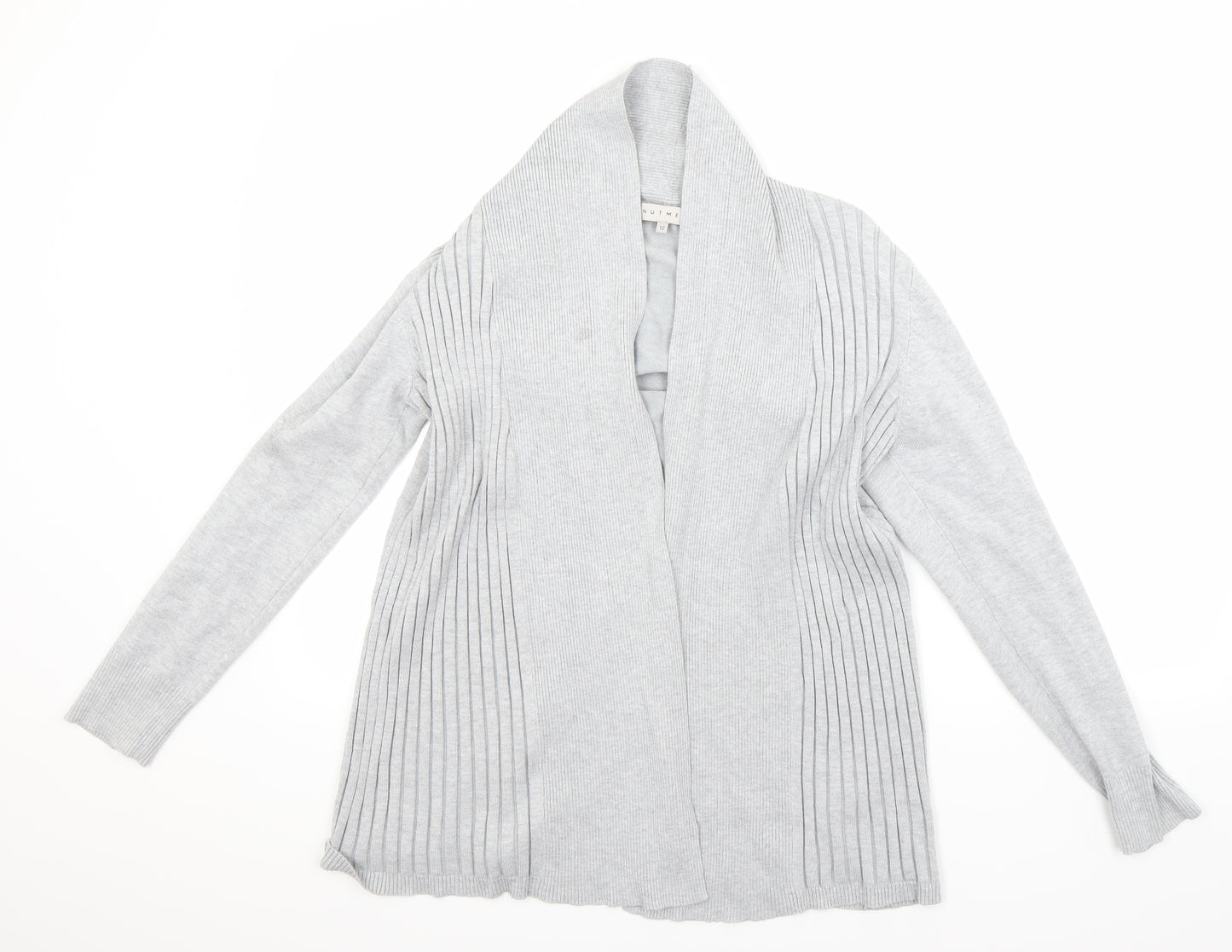 Nutmeg Womens Grey   Cardigan Jumper Size 12